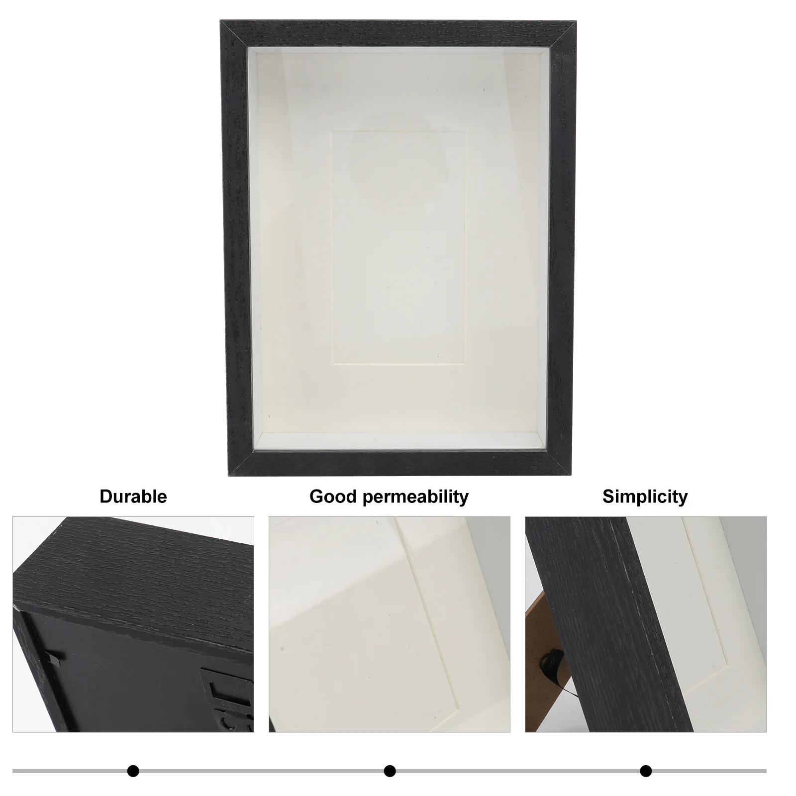 

Unique Glass Specimen Frame for Dried Flowers Photo Display Creative Picture Frame Table Desk Decor Modern Home Office Gift