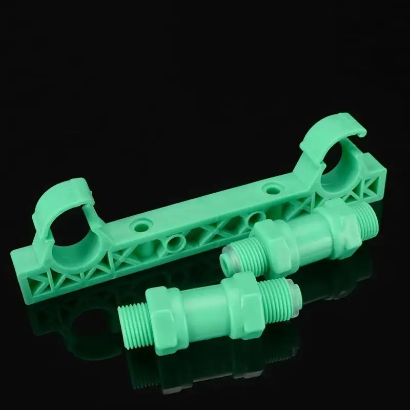 1-10pcs 1/2" PPR Faucet Holder Shower Male Thread Tap Fixed Double Mixed Valve Opening Locator Level Location Pressure Male Plug