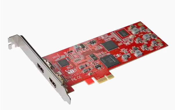 For TBS6301T H.265 / H.264 4K 60Hz HDMI code card pcie port on the capture card