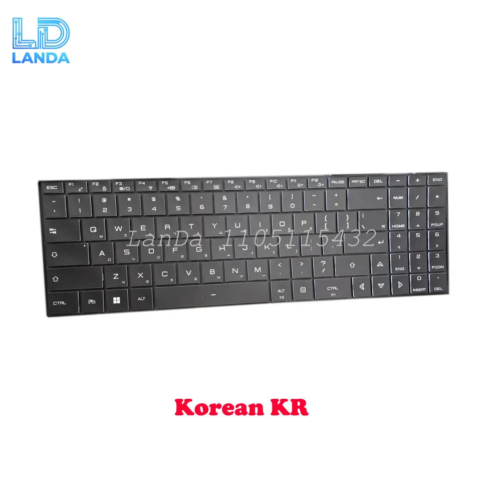 

Клавиатура US KR с подсветкой для 한성 Visserta для Hansung TFG5276XG 5277XG TFG5576XG 5577XG 5597XG 7276XG 7277XG TFG7576XG 7577XG 7597XG