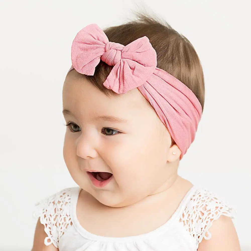 12Pcs/Set Baby Bow Headband Elastic Nylon Hairbands for Kids Girls Newborn Infant Headwear Hair accessories for Children