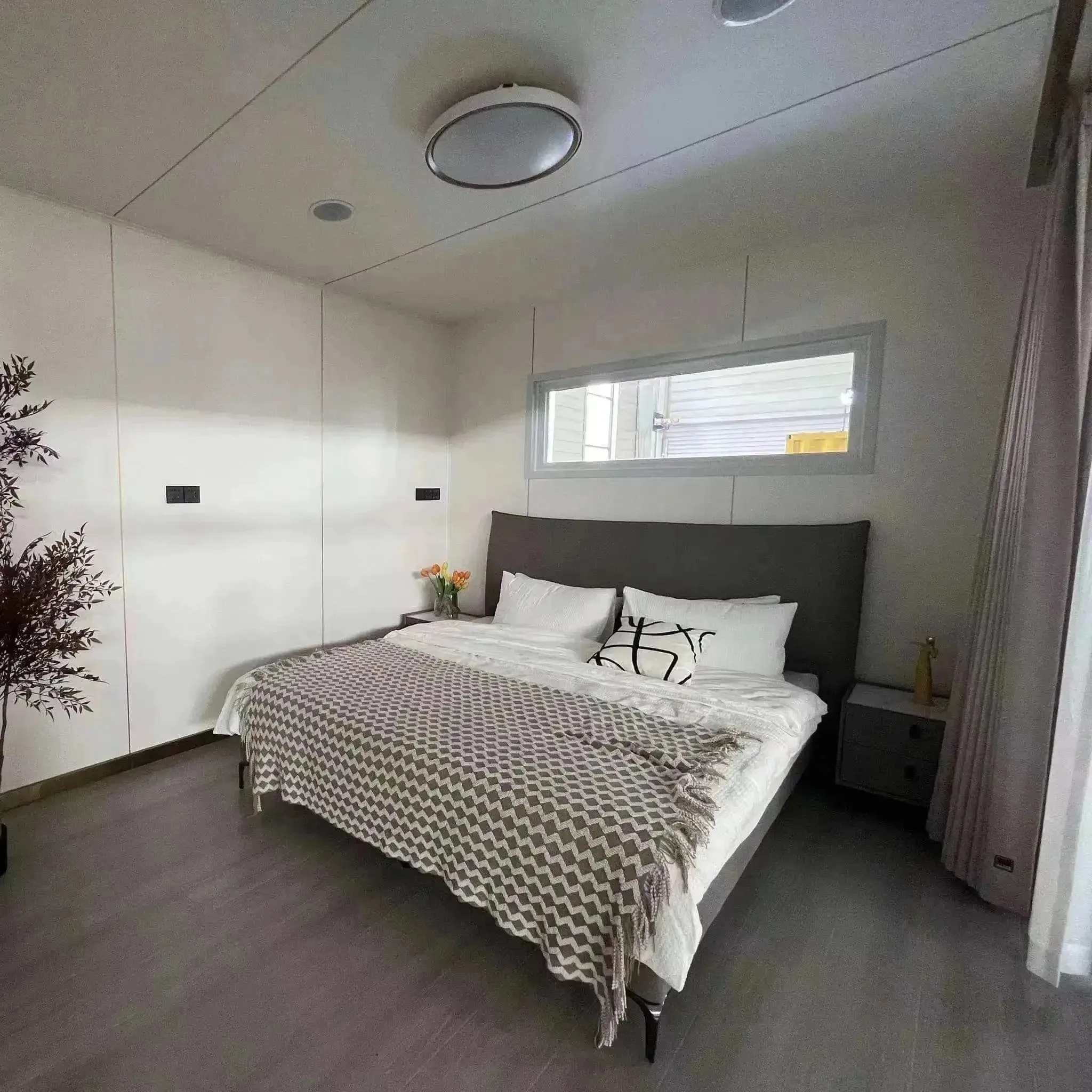 Personalizzazione dell'elaborazione Esportazione Scatola pieghevole a doppia ala Sala mobile Contenitore pieghevole mobile Sala di espansione