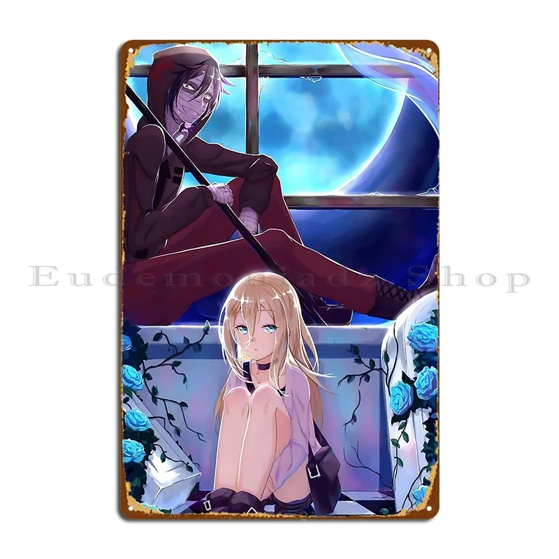 Rachel Gardner Angels Of Death Fanart Metal Sign Poster Party Funny Bar Wall Plaque Printed Tin Sign Poster