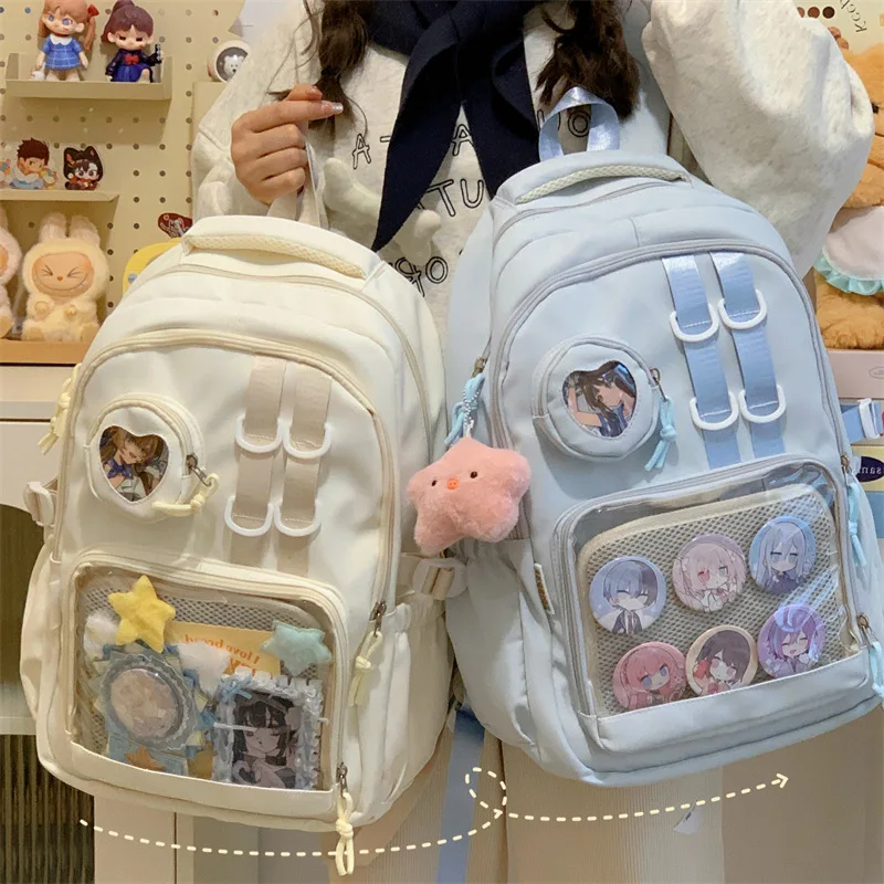 

Japanese High School Girls Backpack School Bags For Teenage Girls Multi Pockets New Kawaii Backpack Women Harajuku Cute Mochila