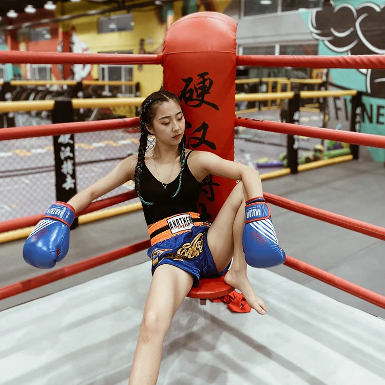 Woman Man Fight Training Boxer Pants Loose Muay Thai Shorts for Adult Children Boxing Equipment Ventilate MMA Training Trousers