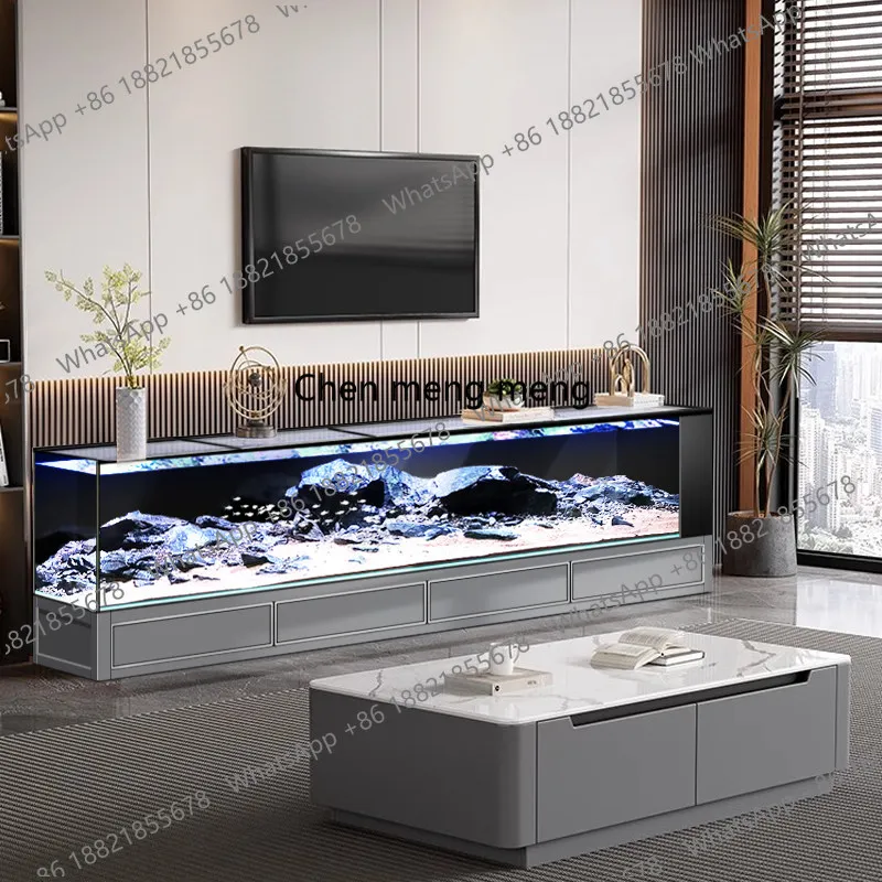 Luxurious Maintaining Aquariu Exquisite Energy-efficient Crystal Desk Smart Integrated Cylinder Ffice Furniture
