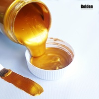 50/100ml Gold Paint Metallic Acrylic Paint,waterproof Not Faded For Statuary Coloring DIY Hand Clothes Painted Graffiti Pigments