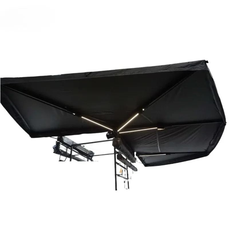 2024 Vehicle Side 360 Degrees 4X4 Free Standing Legless 600D Oxford 270 Degree Extended Car Awning Plus