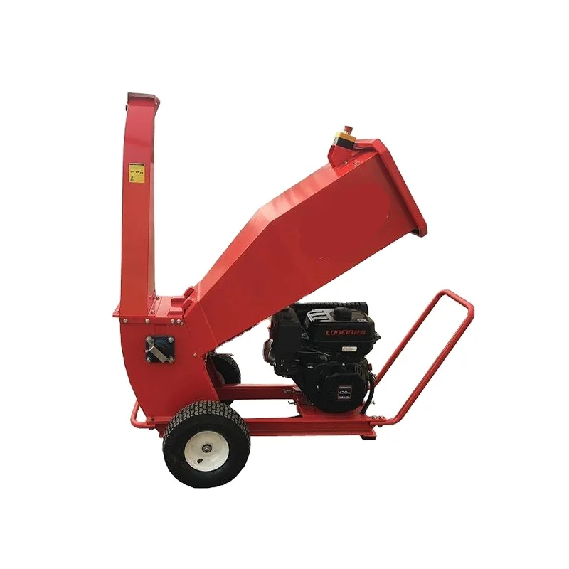 

6.5HP Gasoline Wood Chipper and Shredder SRPC-70 for Home and Farm Use New or for Shredding Branches and Tree Brushes