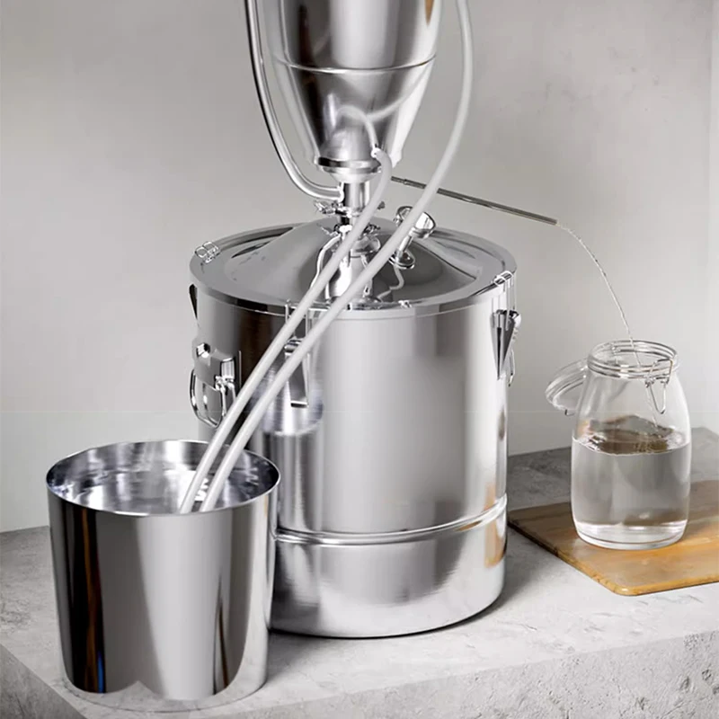 15L/20L Wine Making Machine, Small Household Automatic Steaming Equipment, Home-brewed Pure Dew Essential Oil Extraction