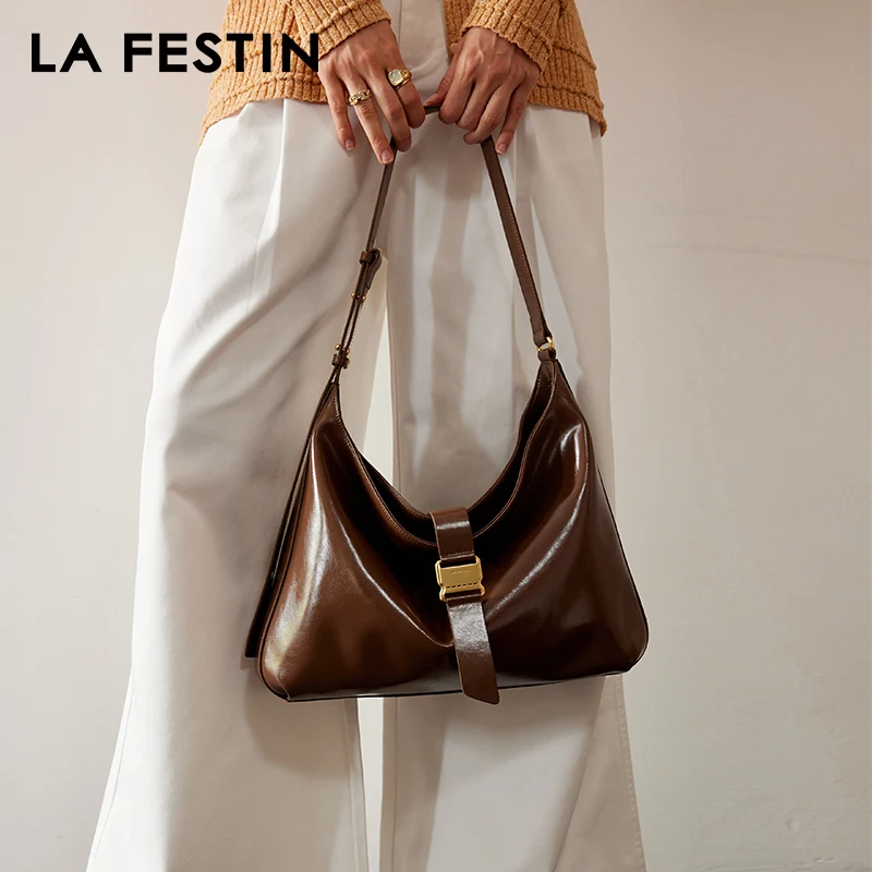LA FESTIN Original Women\'s bag New Tote Bag Large Shoulder Bag y2k Bag Ladies Leather Bag Crossbody Bag Messenger Bag