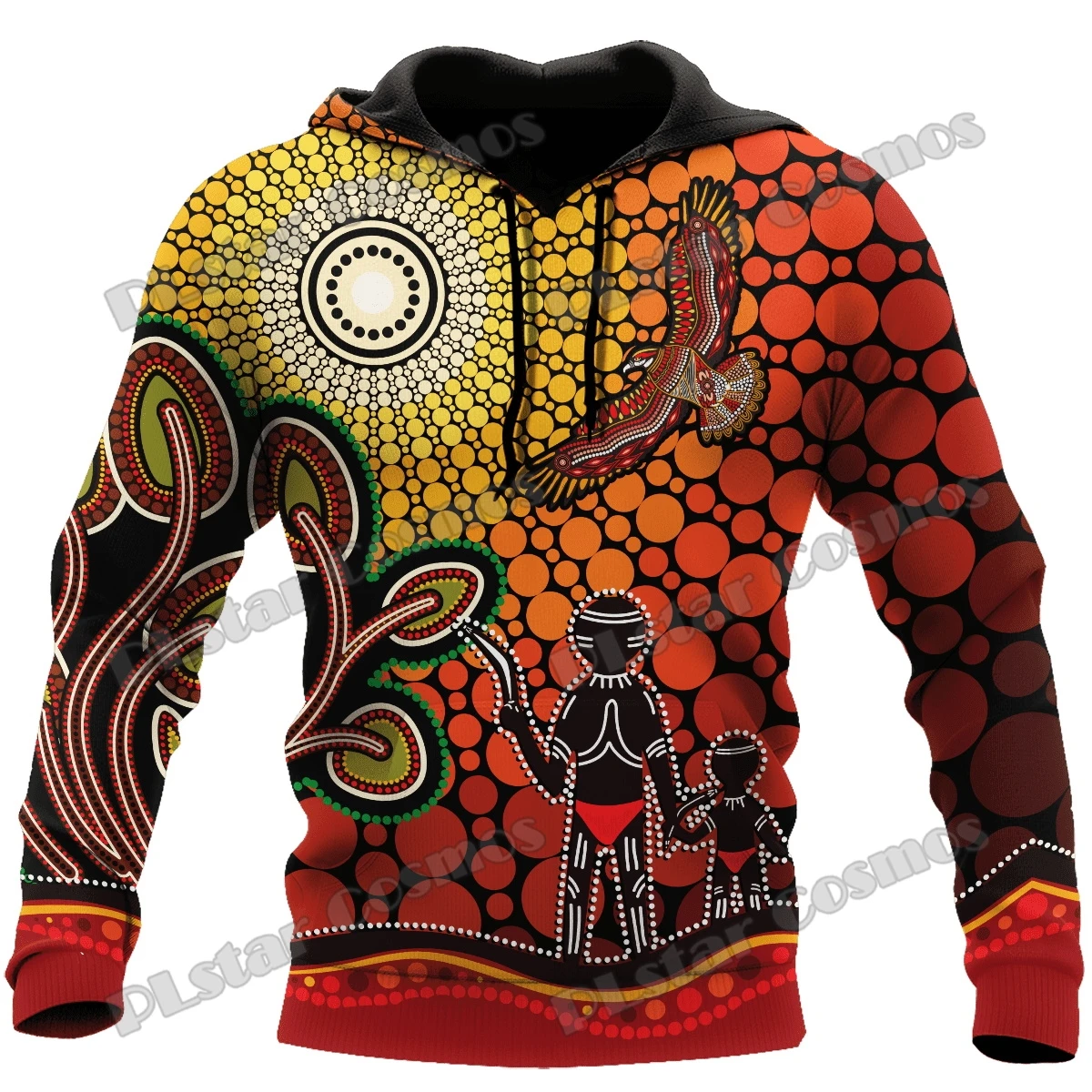 

Eagle Aboriginal Indigenous 3D All Over Printed Fashion Men's Hoodies & Sweatshirt Autumn Unisex Casual Zip Hoodie TDD207