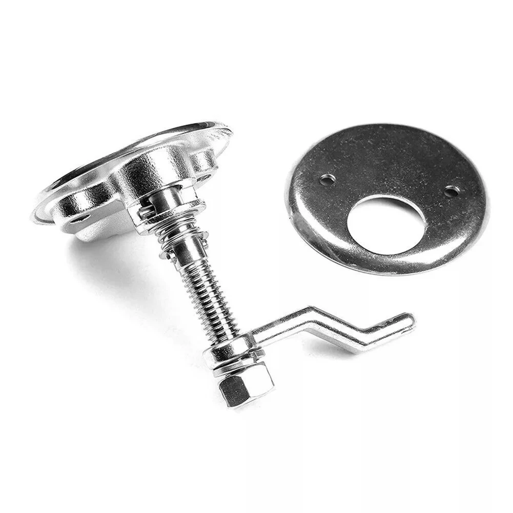 Marine Hatch Cam Latch Locking Stainless Steel 2“ Boat Flush Pull Hatch Slam Latch For Boat Deck Hatch Locking RV Locker Parts