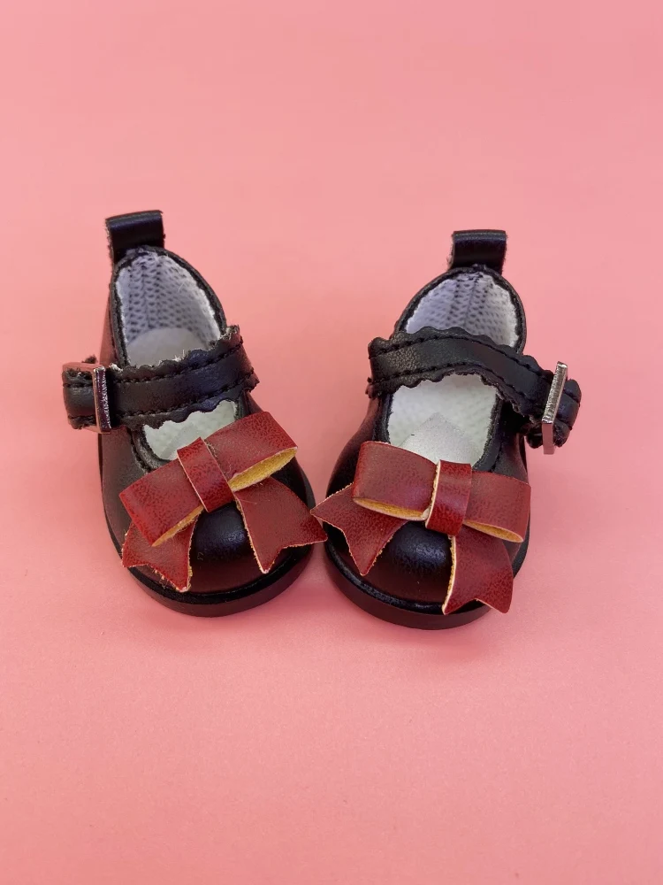 5cm 1/6 Scale Doll ShoesToy Shoes For 20cm KPOP plush dolls Cute Lovely Handmade 1:6 BJD Accessories for Girls Puppet Toys