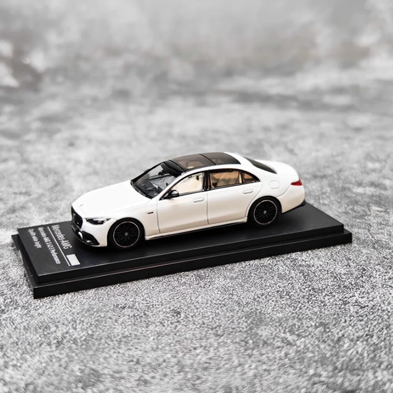 دييكاست 1:64 مقياس سبيكة S 63 E الأداء 2023 نموذج سيارة المنتج النهائي محاكاة لعبة جمع هدية عرض ثابت #5