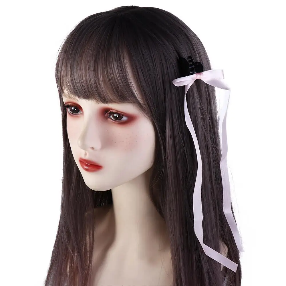 Braiding Hair Tool Ribbon Geometry Shape y2k Korean Style Headwear Girl Hair Clip Small Hair Claw Balletcore Bow Hairpin