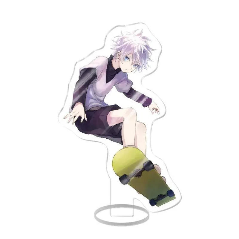 Hot Anime Hunter X Hunter Series Acrylic Stand Cartoon Character Gon Killua Creativity HD Printed Acrylic Stand Desktop Toy Gift - view 4