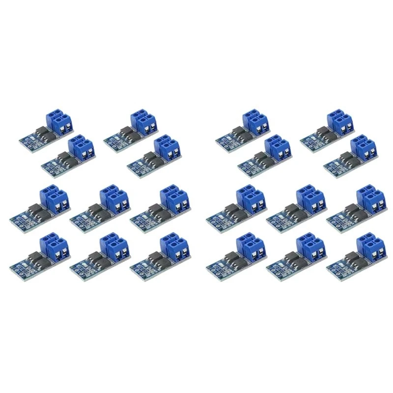 X16A NEW-20PCS 15A 400W MOSFET PWM Regulator Trigger Switch Driver Module DC 5V-36V Electronic Switch Control Board For Arduino