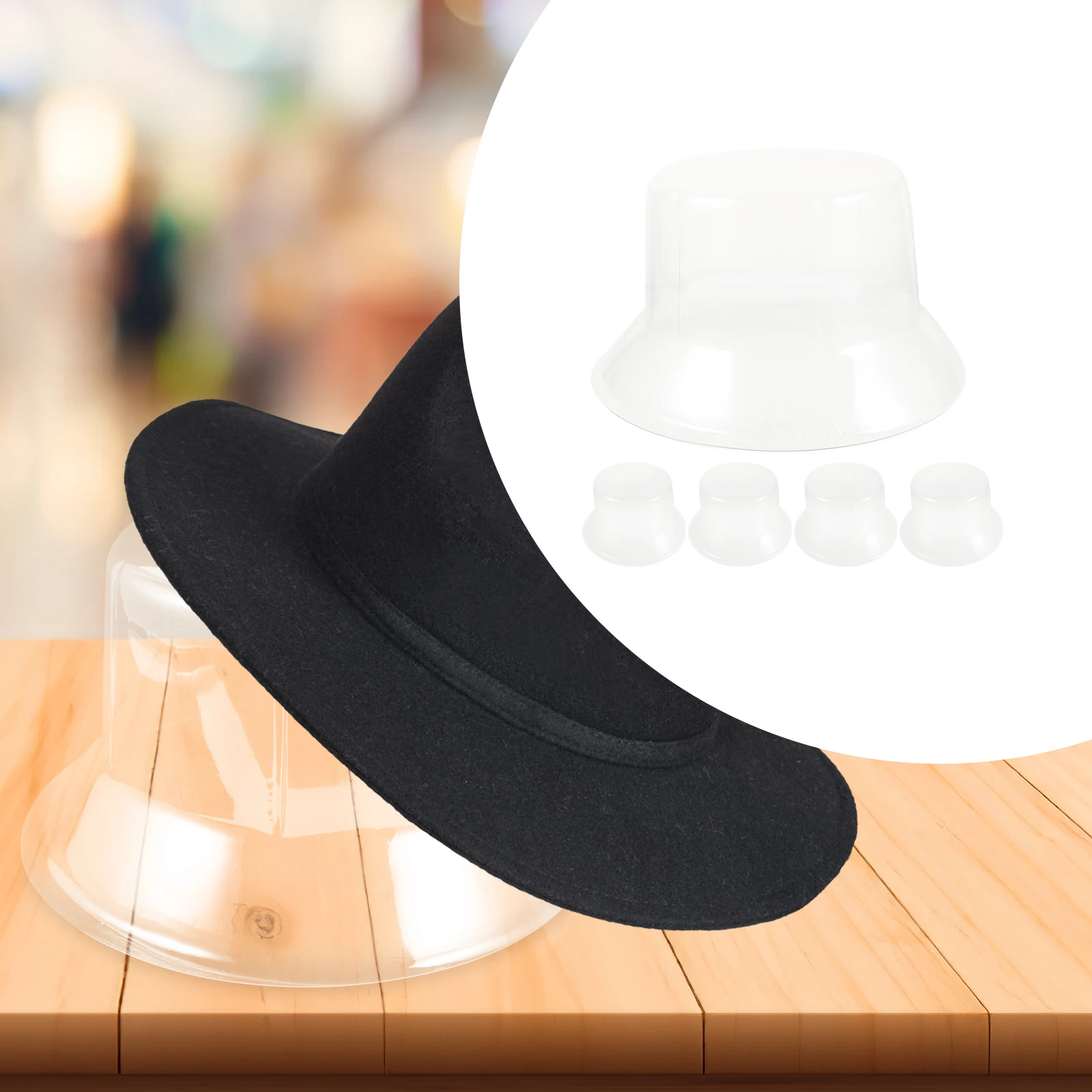

5pcs Shaper Inner Hat Inner Holders Support Stands 57CM M Size Bucket Cap Holder Display Peak Hat Insert Accessories