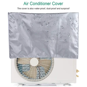 1 BUAH Penutup AC, Unit Utama Luar Ruang, Penutup Unit Luar Ruang, Deflektor Angin AC yang Dipasang di Dinding, Teluk Penutup Debu 12 pelindung AC penjualan terbaik - №