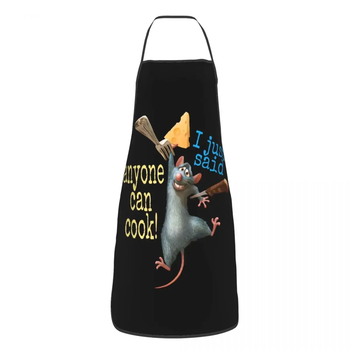 for Women Men Little Chef Ratatouille Remy Apron  Unisex Bib Animated Film Kitchen Cooking Tablier Cuisine Chef Baking