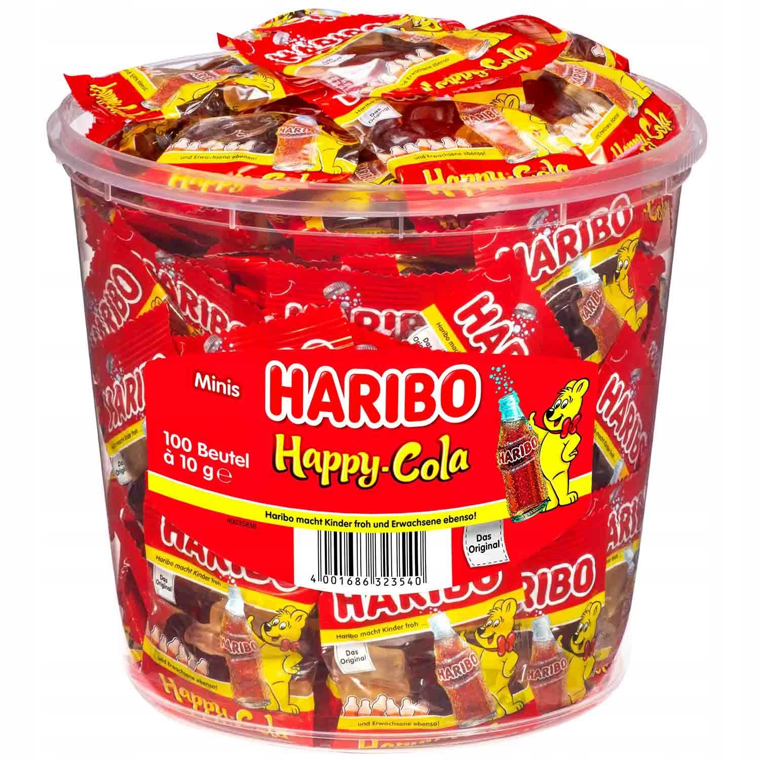 Żelki mini Happy Cola 100sztx10g 1kg - Haribo