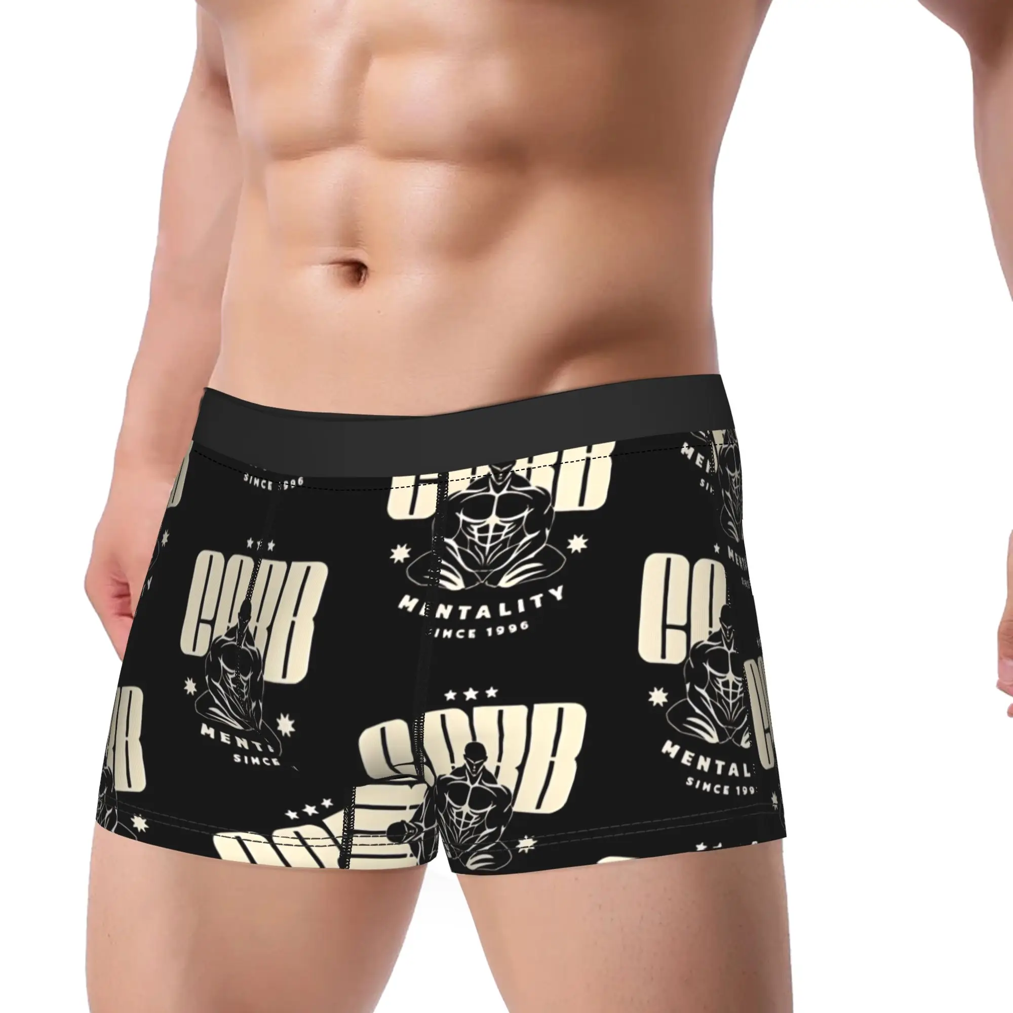 Copy of Carb mentality since 1996, funny exercise Underpants Homme Panties Men's Underwear Ventilate Shorts Boxer Briefs