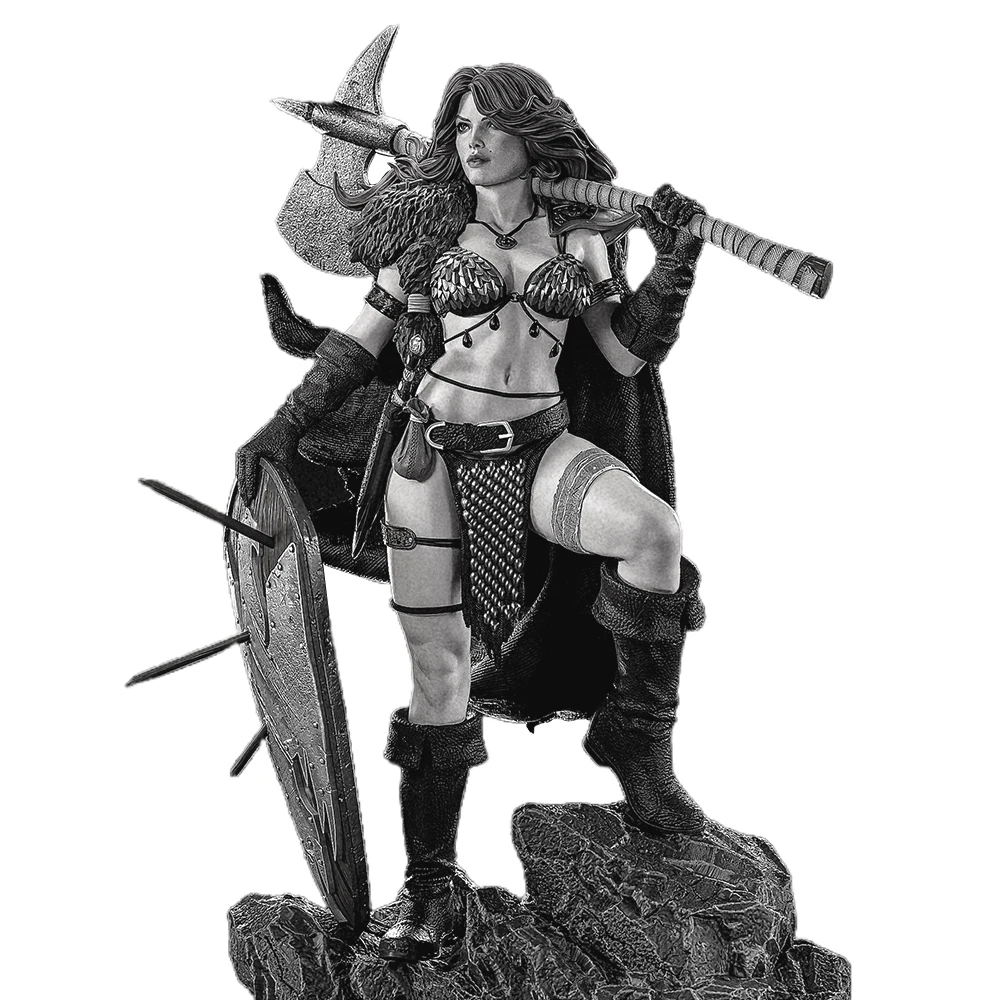 Red Sonja Figure 1:16 Miniature Resin Model Kit Unpainted Plastic Model Kit A630