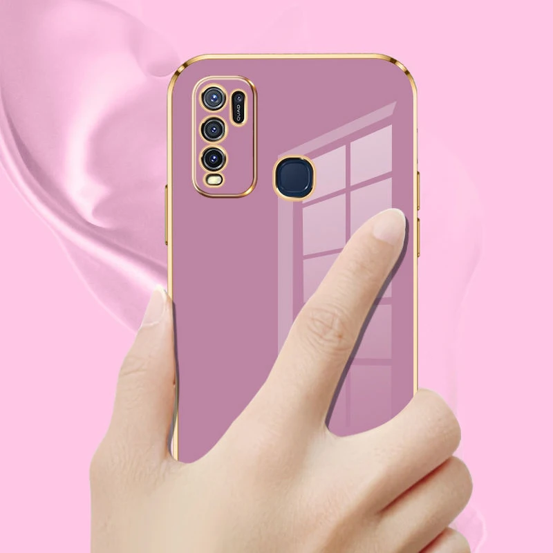 For vivo Y30 Case Camera Lens Protection Phone Case vivo Y30 Cover VIVO 1938 Cases Vivo 1938 Matte Transparent Shockproof 6.47\