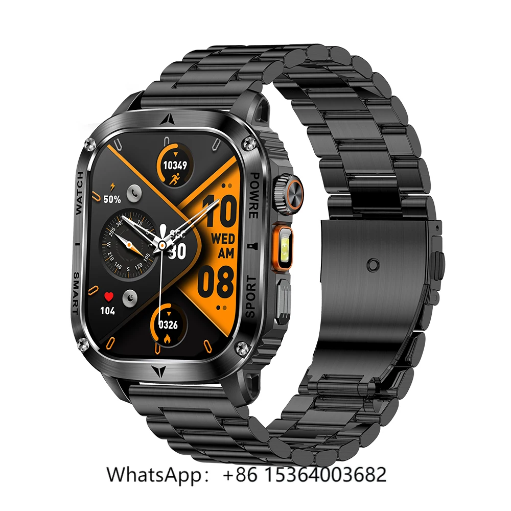

TJXL- Sports Outdoor Man Smartwatch BT Call Reloj Intelligent Blood Pressure Monitor 2.01" Smart Watch 2025