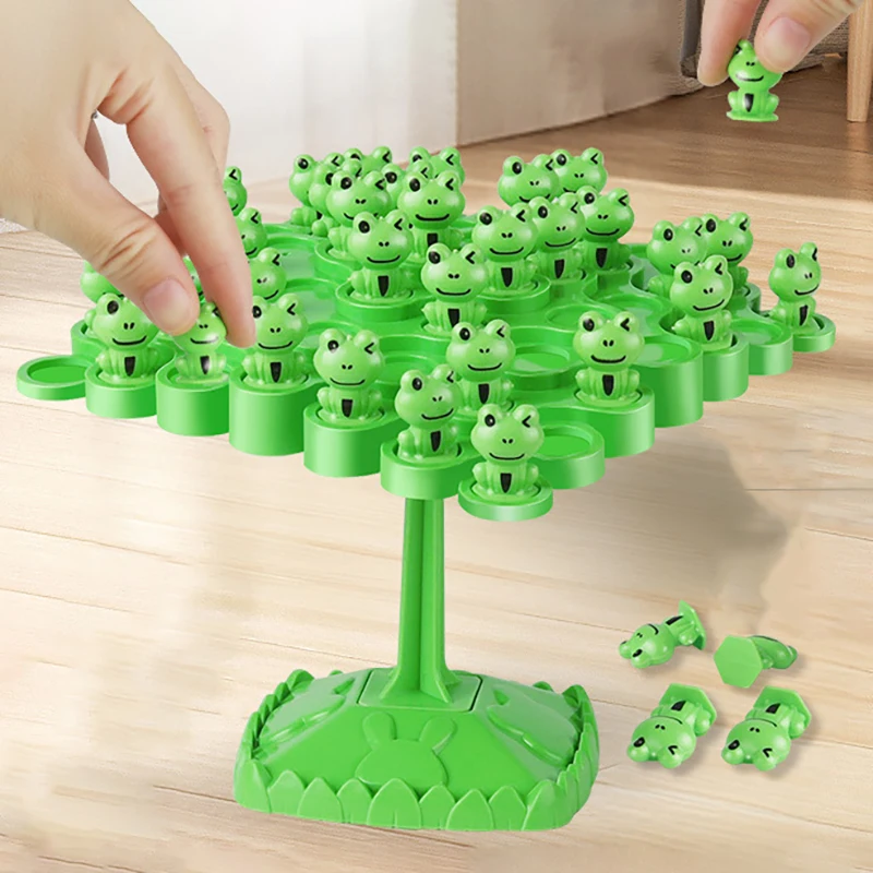 Kinder Frosch Balance Baum Montessori Mathe Spielzeug Eltern-Kind-Interaktion Tabletop Balancing Brettspiel