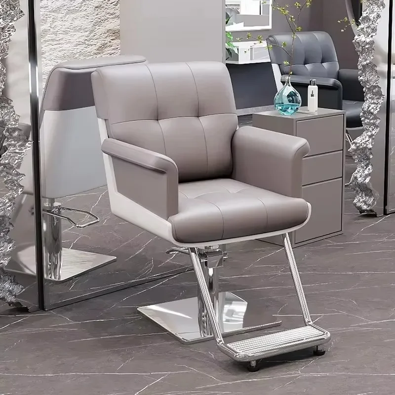 

Design Trendy Barber Chair Equipment Professional Vintage Modern Barber Chair Simple Luxury Silla Barberia Commercial Furniture