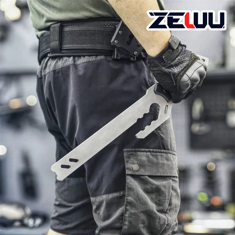Yufeng Second Generation Tactical Ten-Handed Tool: Ronin Short Spear, Martial Arts Ninja T-Spear, Iron Staff, Outdoor Self-Defense, Demolition Tool, Self-Protection