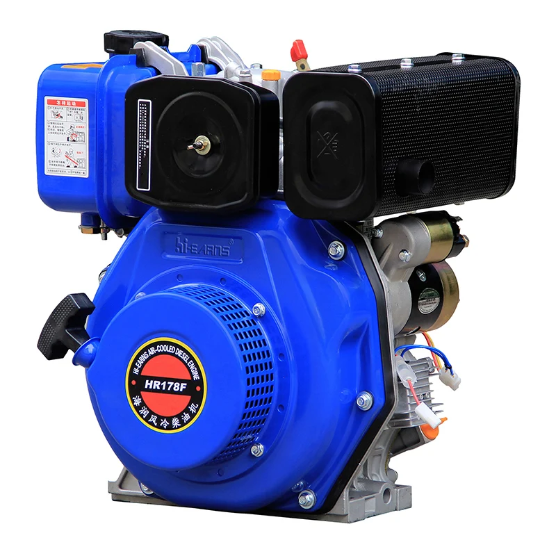 

3.8kW Single Cylinder Air-Cooled Engine HR178FE Electric Start 19.0 Keyway Shaft Euro 5 Emission Standard Easy Operate