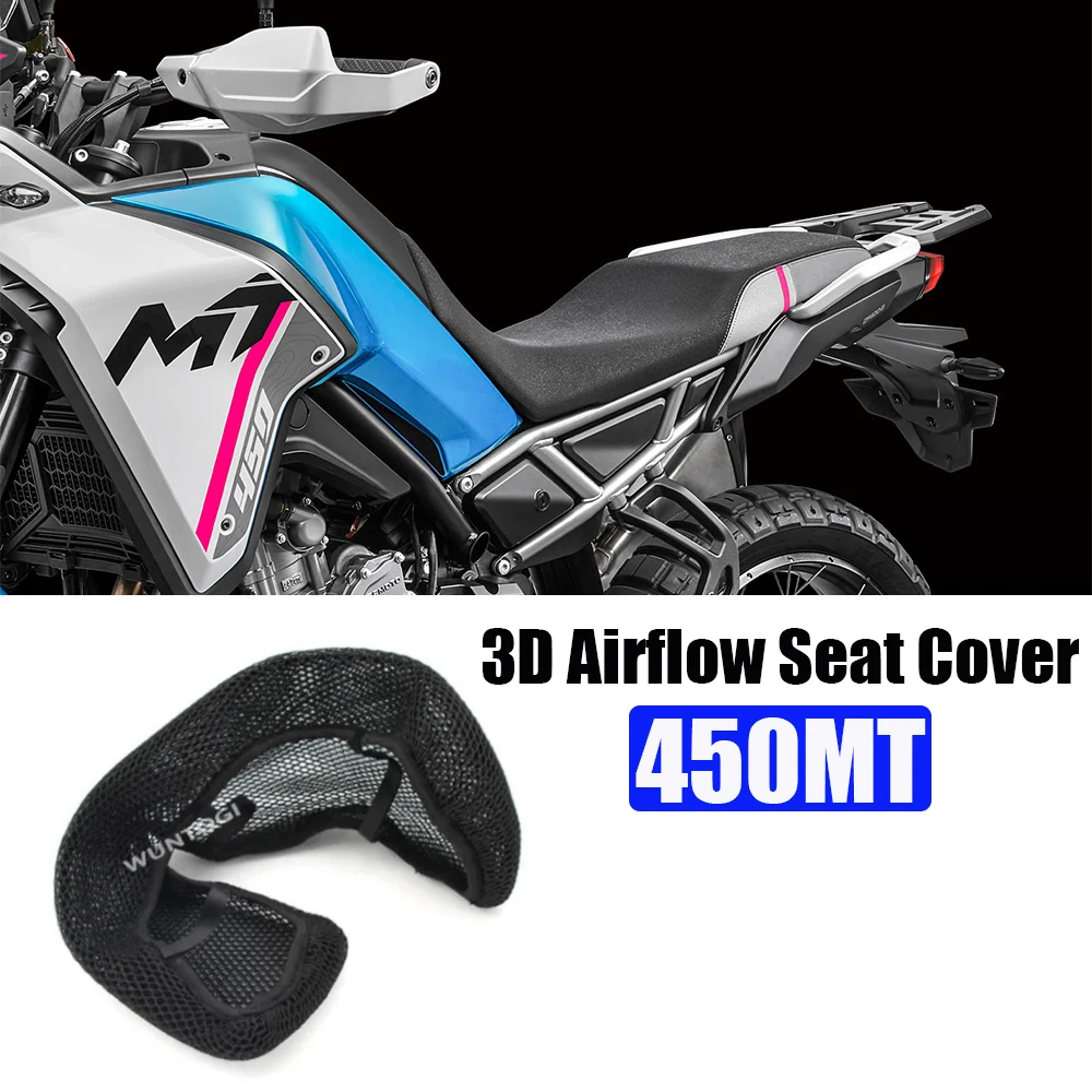 

450MT 3D Honeycomb Mesh Cushion Seat Cover For CFMOTO 450 MT 450mt Motorcycle Seat Protect Cushion Heat Insulation Protection