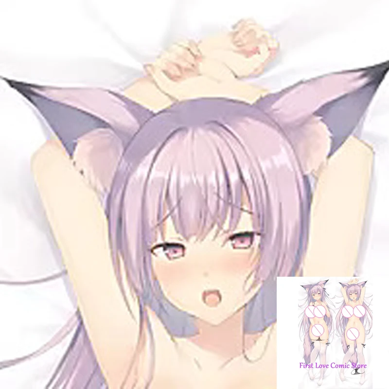 

Dakimakura Anime Pillow Case Fox Ears Pillow Cover Halloween Christmas Decoration 2023