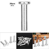 20pcs Flat Aluminum Rivet  Aluminum Rivet GB867 M6 Flat  Aluminum Rivets Flat   Rivet  Rivet