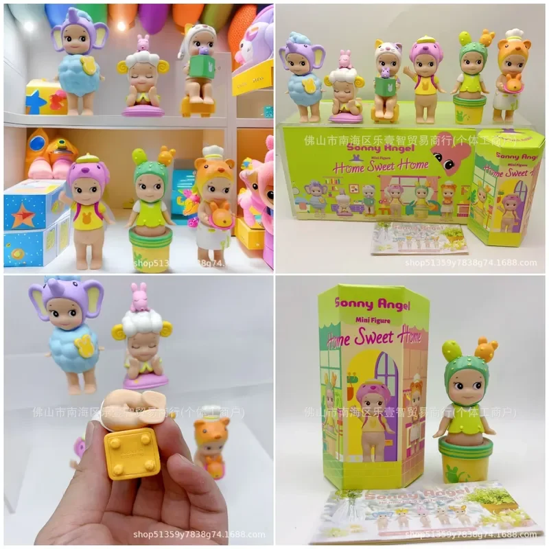 

In Stock Mini Figuhe Sonny Angel Love To Home Sweet Home Blind Box Mini Anime Figures Ornaments Dolls Fans Child Daily Gift Toys