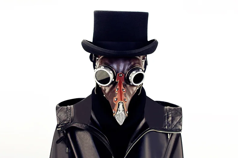 2023  New Halloween Halloween Plague bird-mouth doctor mask headpiece