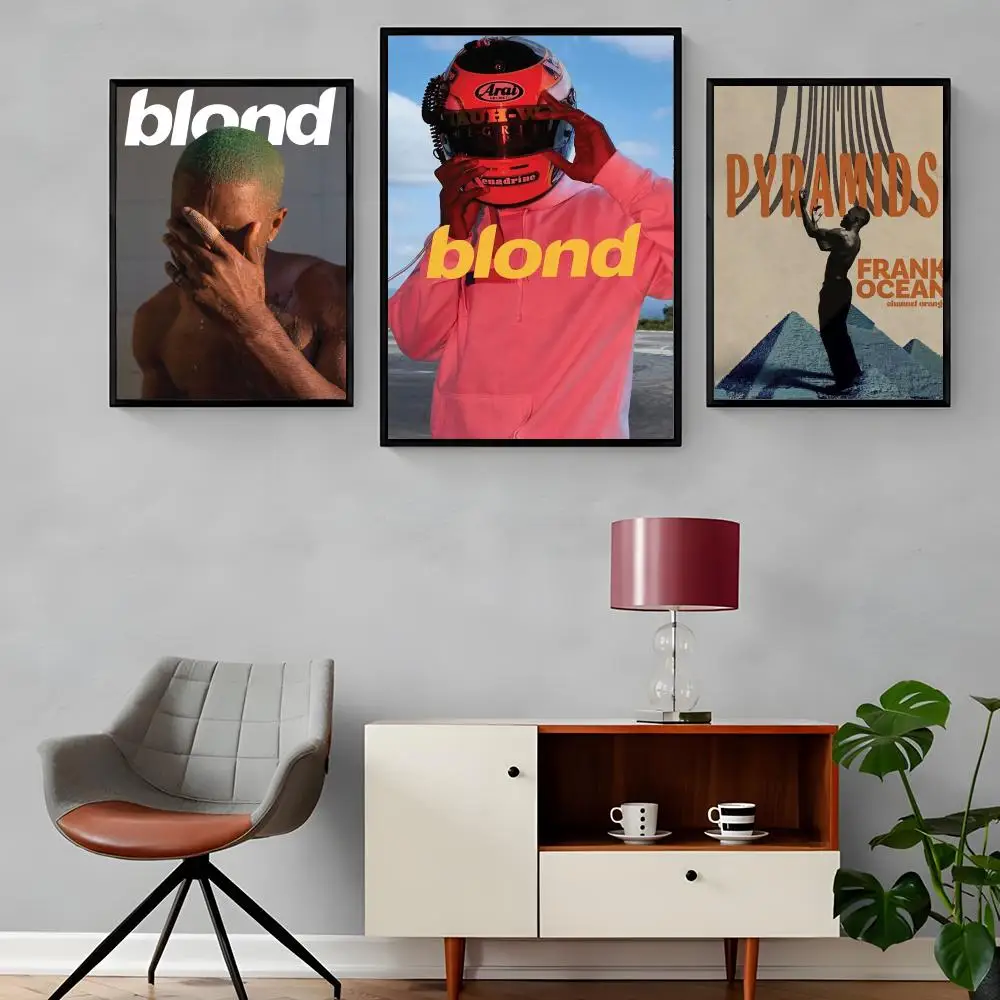 Frank Ocean Painting Calligraphy Canvas Poster: Crease Free Waterproof Durable All Space Wall Decor