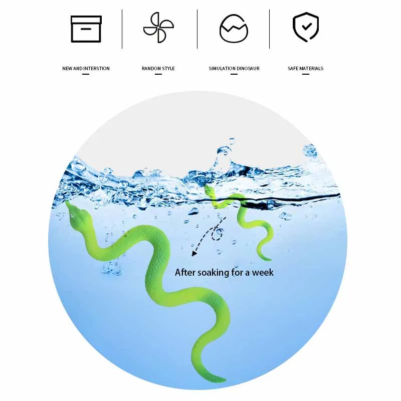 어린이 시뮬레이션 악어는 물에 담가 현실적인 뱀 동물 담그기 확장 장난감 크리 에이 티브 키즈 선물을 확장 할 수 있습니다