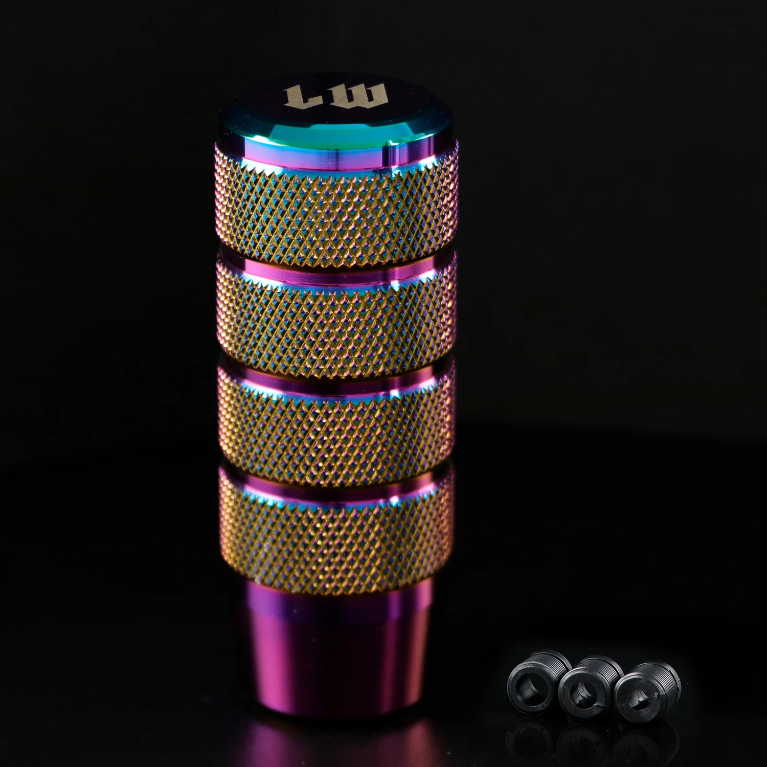 9 Colors in Stock LW Anti-skid Design 95mm Car Gear Shift Knob Shifter Lever Head image 3