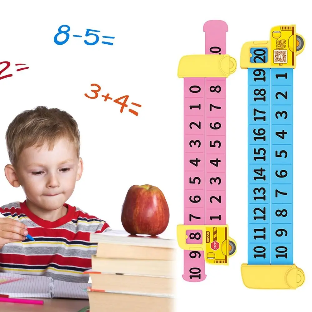 1pc Math Mathematics Decomposition Rulers Plastic Addition Rulers Portable Subtraction Rulers Education Toys Children Gifts