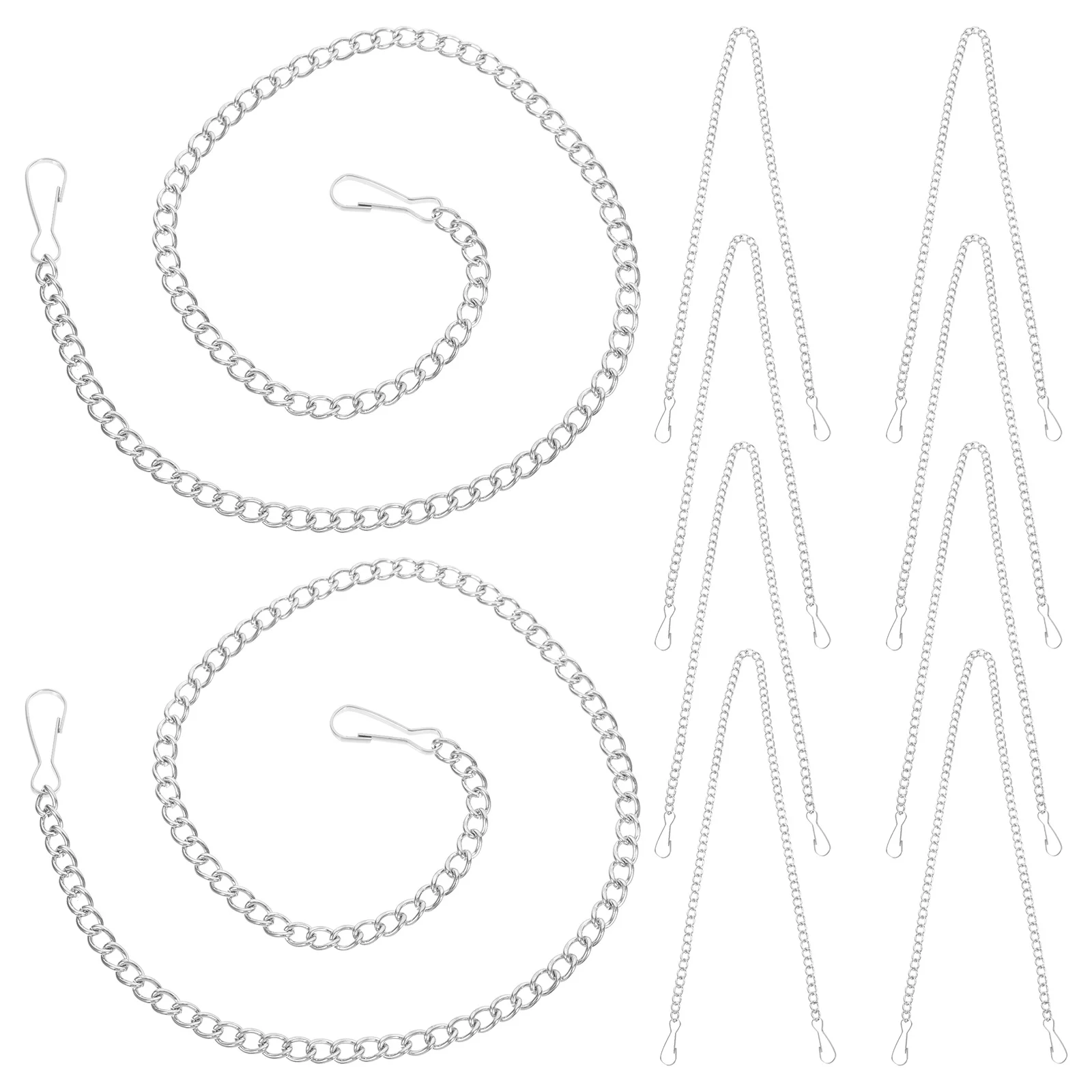 

10pcs Advertising Tag Chain Hanging Basket Chains For Bird Feeder Planters Wind Chimes Chalkboards Outdoor Indoor