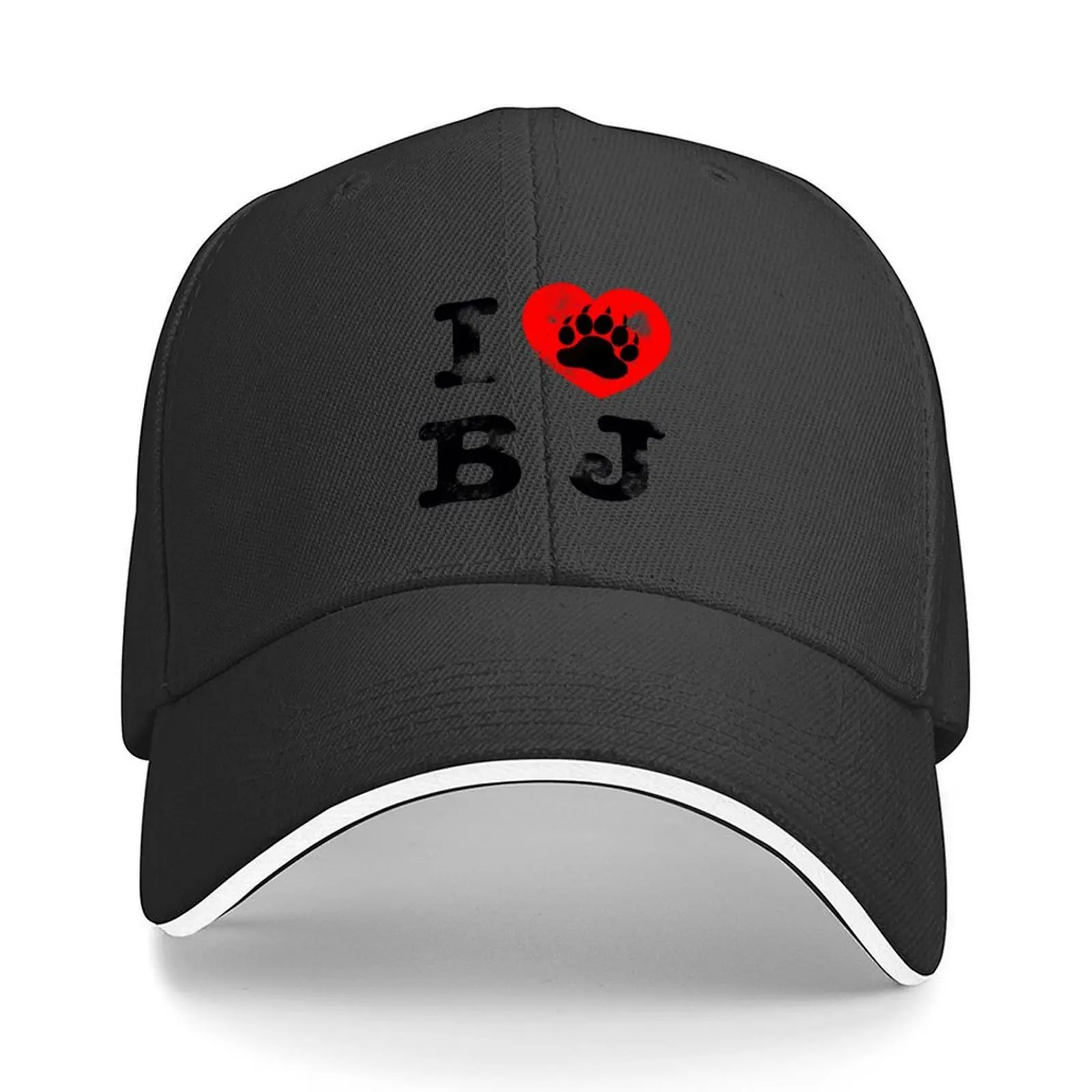 

Gay Bear Pride ( I heart BJ) Baseball Cap Golf Hat Trucker Hat black western Hat Hats For Men Women's