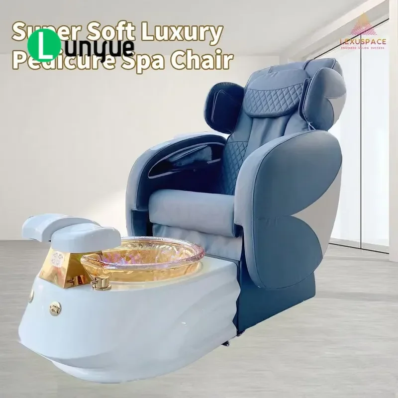 Foot Rest Chair for Spa and Nail Pedicure Station Comfortable Padded Footstool with Ergonomic Design for Beauty Parlor