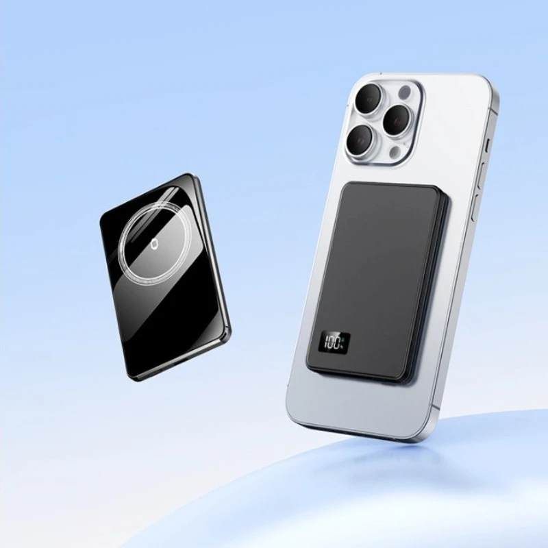 New 15W 5000/10000mAh Magnetic Wireless Three in One Power Bank  for Portable Large Capacity for Apple for HUAWEI for Xiaomi