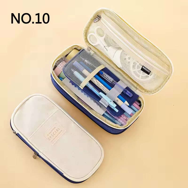 Creative pencil case Large Capacity Double Layers CPC Certification Safe Material School case Pouch Stationery for Girls - Image 20