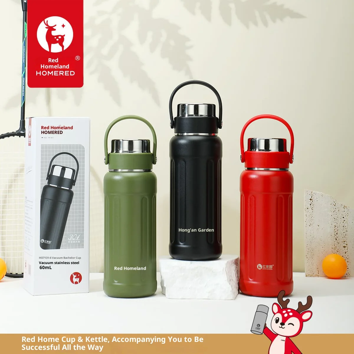 Tazza da scapolo sottovuoto, tazza d'acqua sportiva portatile portatile per esterni di grande capacità, tazza isolata in acciaio inossidabile 304