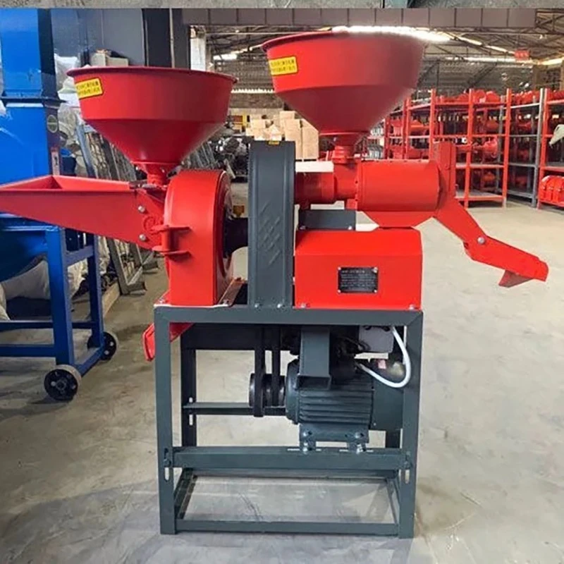 Paddy Rice Husker Rice Cleaning Automatic Mill Cereals Dry Grinder Rice Corn Machine Price